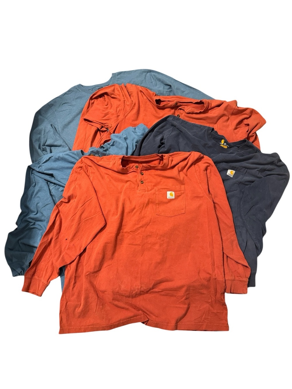Bundle of Carhartt work shirts long sleeve size 2XL